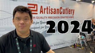 Artisan Cutlery 2024  The best from SHOT Show [upl. by Aicirtan]