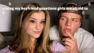 asking my Boyfriend questions girls are afraid to ask boys [upl. by Oznecniv]