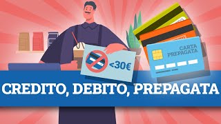 Differenza tra Carta di Credito e Carta di Debito [upl. by Sinai596]