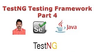 TestNG Framework Tutorial Part 4  New Version [upl. by Aivan146]