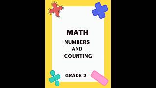 Math grade 2 numbers and counting worksheet shorts exam [upl. by Ennayar984]