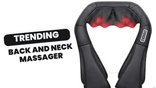 Trending Back and Neck Massager Versatile neck and back massager Can be used at home or on the go [upl. by Vorster609]