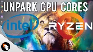 How to Unpark All CPU Cores Intel amp AMD [upl. by Ainadi106]