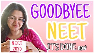 Final GOODBYE🥹 to NEET🔥❤️💫  NEET 2025🔥❤️  Tanisha Tyagi❤️ [upl. by Devinna]