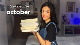 all the books I read in october 📚✨ reading wrapup [upl. by Ahsille920]