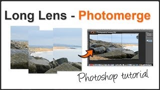 Photography Tips Photomerge a panorama in Photoshop Pt2 [upl. by Sirref]