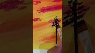 saraharts arts painting artsshorts drawing shorts sky [upl. by Annice]