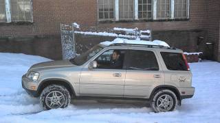 Honda CRV in snow [upl. by Bodrogi]