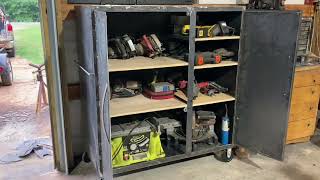 Tool storage cabinet build [upl. by Yemac373]