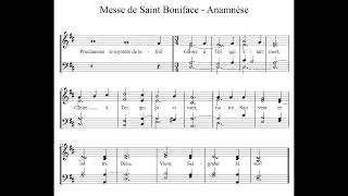 Anamnèse Messe de Saint Boniface [upl. by Antrim]