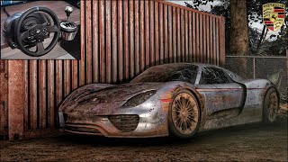 Rebuilding a PORSCHE 918 Spyder 1416 HP  Forza Horizon 5  Thrustmaster T300RS Gameplay [upl. by Ursel]