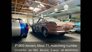 Volvo P1800 Jensen kleur 71 matching numbers [upl. by Ilecara]