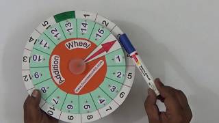 Addition Wheel  Maths Project [upl. by Cassey695]