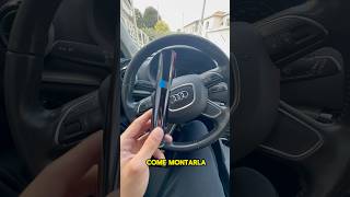 MONTO LA FASCIA PARASOLE shorts audi audia3 tutorial wrapping a3 automobile auto car wrap [upl. by Ilecara]