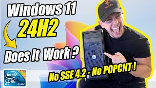 How to Run Windows 11 on Older PCs Without SSE 42 amp POPCNT Support [upl. by Pinette]