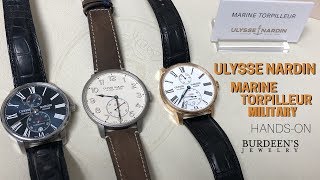 HandsOn with the Ulysse Nardin Torpilleur Military 1183320LE60 [upl. by Haiacim]