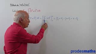 Terminale  Intégrales  Synthèse  4 méthodes de calcul  La méthode directe [upl. by Ahseirej89]