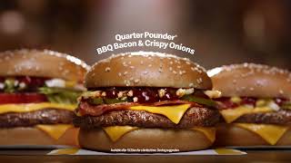 Maccas® NEW Quarter Pounder® Range is here [upl. by Berfield]