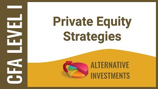 CFA Level I Alternative Investments  Private Equity Strategies [upl. by Polly]