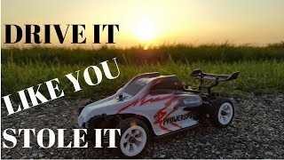 Wltoys K989 1 28 Rc Car Adventure DRIVE IT LIKE YOU STOLE IT Durability Test a Kyosho Mini Z Clone [upl. by Raychel]