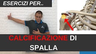 Hai una CALCIFICAZIONE ALLA SPALLA Prova i 3 ESERCIZI MIRATI [upl. by Qahsi]