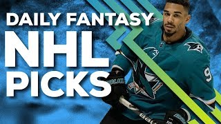 NHL DFS STRATEGY  THU 1017  YAHOO DRAFTKINGS FANDUEL FANTASYDRAFT [upl. by Dinah]