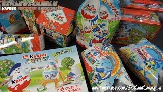 50 x Kinder Surprise Egg Easter Special Extrem Rare Packs Kinder Überraschung  Oster Edition [upl. by Laforge237]