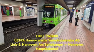 Sound  LHB  TW6000  ÜSTRA Hannoversche Verkehrsbetriebe AG  6252 [upl. by Milewski]