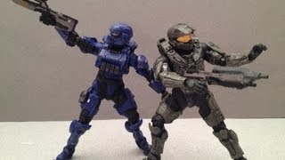 HALO 4 SPARTAN SOLDIER XBOX360 VIDEO GAME ACTION FIGURE REVIEW [upl. by Tine859]