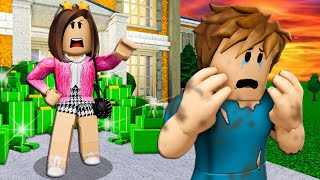 BILLIONAIRE Mom Hated POOR Son A Roblox Movie [upl. by Ahsirtak]