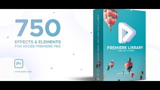 750 Effects amp Elements For Adobe Premiere Pro Transitions Effects Overlays amp Much More [upl. by Bernstein]