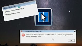 Deleting rundll32exe from Windows [upl. by Egnalos]