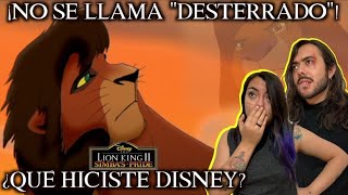 Reacción Doblaje Latino vs Español REY LEÓN 2 ¡NO ES DEL CLAN disney noesdelclan elreyleon [upl. by Damour]