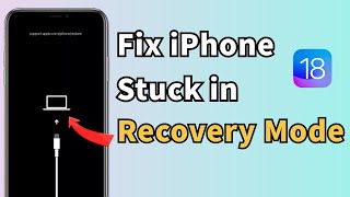 Free Ways To Fix iPhone Stuck in Recovery Mode While Upgrading iOS 18NO DATA LOSS [upl. by Radman]