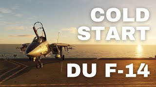 Cold start du F14 sur DCS  Démarrage à froid [upl. by Htrow337]