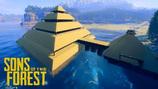 EPIC Pyramid Base  Sons of the Forest Dedicated Server [upl. by Goles]