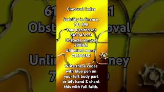 Grabovoi CodesGrabovoi numbers for moneyJobObstacle removal amp finance WhatsApp No8423080623 [upl. by Renrut]