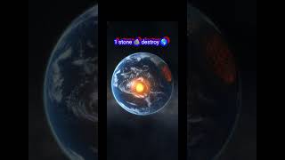 1 stone destroyed earth in game 🌎spacex earth facts [upl. by Jennifer]