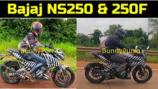 Next 250cc bikes from Bajaj caught on test  Pulsar NS250 amp 250F are here Launch amp Price soon [upl. by Harraf933]