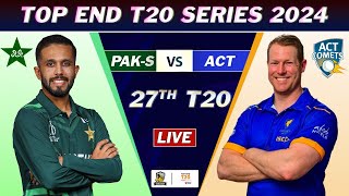 PAK vs ACT 27th MATCH LIVE SCORES  PAKISTAN SHAHEENS vs Australian LIVE  PAK BAT [upl. by Cavil]