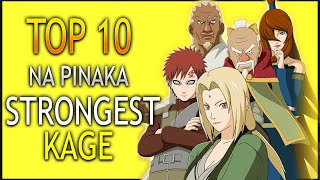 TOP 10 na Pinakamalakas na Kage sa Kasaysayan ng Naruto at Boruto  Boruto Tagalog Analysis [upl. by Hoisch]