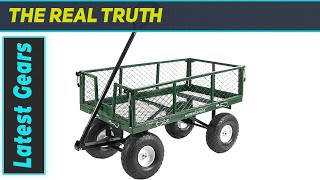 HORSESHOE Heavy Duty Garden Cart ULTIMATE Yard Workhorse [upl. by Eelrahs312]