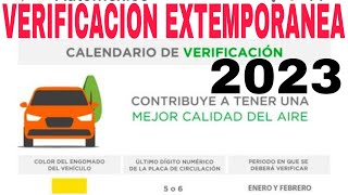 Cuánto pagas por VERIFICACIÓN Extemporánea [upl. by Nelleus930]