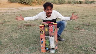 मजा आ गया जब हमने 10 दीवाली स्काई शॉट एक साथ चलाये  Diwali special  MR INDIAN HACKER [upl. by Alisun673]