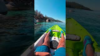 Kayaking to bonsai rock on lake Tahoe [upl. by Atahs]