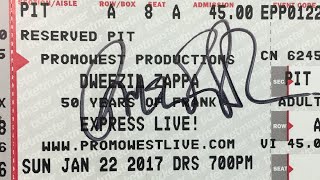 Dweezil Zappa  Montana  Zombie Wolf  01222017  Columbus OH  bcindayton [upl. by Daitzman462]