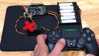 Servoshock Wireless Servo Control with PS4 Controller [upl. by Hairam]