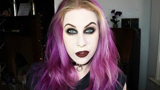 Dark Gothic Makeup Tutorial [upl. by Zima]