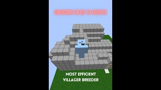 The New Most Efficient Villager Breeder [upl. by Sihtnyc]