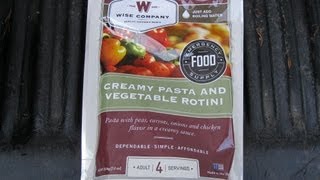 Wise Food Company Survival Food Review [upl. by Anniroc]